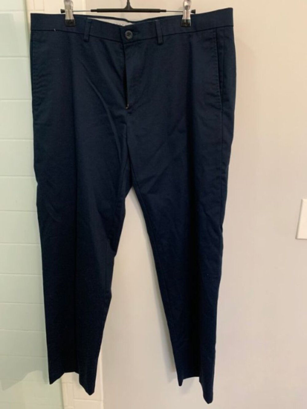 Men’s Haggar® Premium Super Flex Waist Straight-Fit Flat-Front Pants